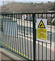 CCTV is CTCC in Welsh, Tirphil railway station