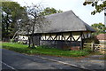 Timber framed barn