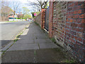 Barton Road, Hoylake, and a bench mark