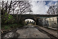 Old Disused Rail Line Becomes Road, Leek