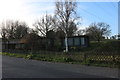 TR1857 : Gardens sheds on Littlebourne Road by David Howard