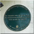 SO7745 : Green plaque on Spa Cottage by Philip Halling