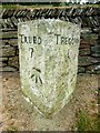 Old Milestone by the A3078, Grogoth Wallas