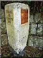 Old Milestone by the former A30 in Fraddon