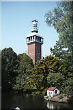 SK5319 : Carillon Bell Tower & lake, Queens Park, Loughborough by Colin Park