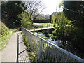 Bridge and footpath from The Knoll, Faversham