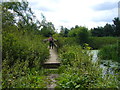 Footbridge at Spade Oak Nature Reserve