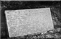 SD6193 : Commemorative plaque at Fox's Pulpit, Firbank Fell, 1960 by Alan Murray-Rust
