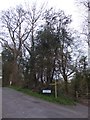 Looking from Church Lane into Pathfields