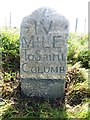 Old Milestone by the A39, south of St Jidgey