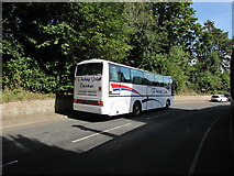 SU1659 : Pewsey Vale Coaches coach, Church Street, Pewsey by Jaggery