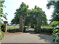 Gates and drive to Denham Court