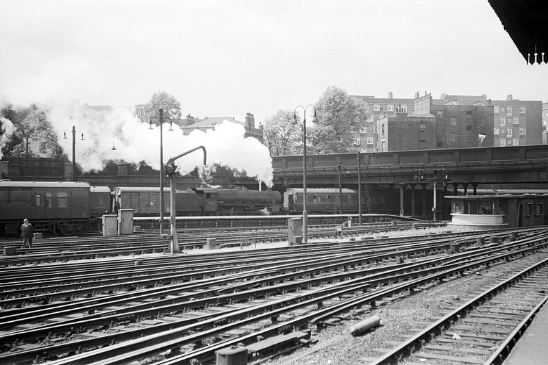 The old Euston Station, 1960 © Alan Murray-Rust :: Geograph Britain and ...