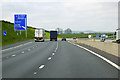 SE2397 : Northbound A1(M) at Junction 52 (Catterick Central) by David Dixon