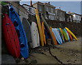 Kayaks, harbour, Mousehole