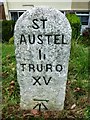 Old Milestone by the A390 in St Austell