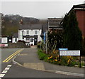 Bilingual name sign on a Henllys corner, Cwmbran