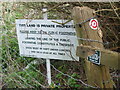 Leaving the footpath constitutes a trespass!