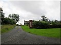 Telephone  box  at  Mellerstain  Cottages