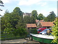 Tower of Little Marlow Church from The Moor