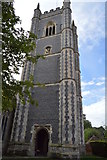 TM0533 : Church tower, Dedham by N Chadwick