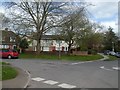 Roundabout, junction of Glasshouse Lane and Lower Wear Road