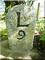 Old Milestone by the A395, Cold Northcott Farm