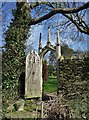 Ornate garden gate at Woodthorpe Hall