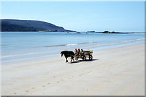NC3969 : A ride along the beach at Balnakeil Sands by Colin Park
