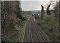 Hope Valley railway approaching Totley Tunnel