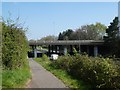 A3015 (old Exeter by-pass) bridge over A379 (slip road to M5)