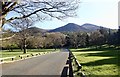 A deserted Donard Park on Easter Saturday, 2020