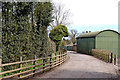 Way in to Pennwood Farm near Penn Common, Staffordshire