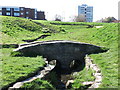 Footbridge over unnamed stream, Whitley Bay