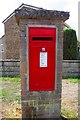 Elizabeth II mounted postbox, corner of Witney Road and Moors Close, Ducklington, Oxon