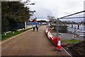 Thames path towards Laleham