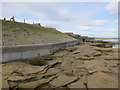 Sea wall at Cresswell