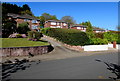 Houses above the west side of Yewberry Lane, Newport