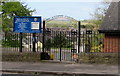 Church entrance gates, Brynglas Road, Newport