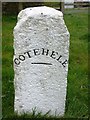 Old Guide Stone at Trehill Cross, southwest of St Dominick