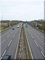 Northwards along the M42 from Cut Throat Lane