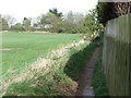 Footpath adjoining Beaumont Park Housing Estate, Whitley Bay