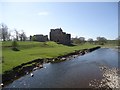 NY5329 : The River Eamont and Brougham Castle by Michael Earnshaw