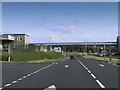 NS3427 : The A79 by Prestwick Airport by Steve Daniels