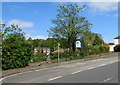 Shelterless bus stop, Brynglas Road, Newport