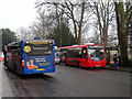 Buses in Vincents Walk, Southampton