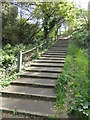 Steps up to The Slade