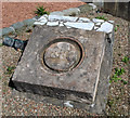 Date stone at the former Bridgend Public School