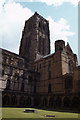 NZ2742 : Durham - Cathedral Central Tower as seen from cloisters by Colin Park