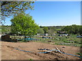 Round Hill allotments Marlbrook from footpath